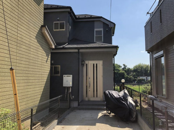 千葉市 Ｈ様邸 外壁塗装・屋根カバー工法・破風板修理リフォーム事例